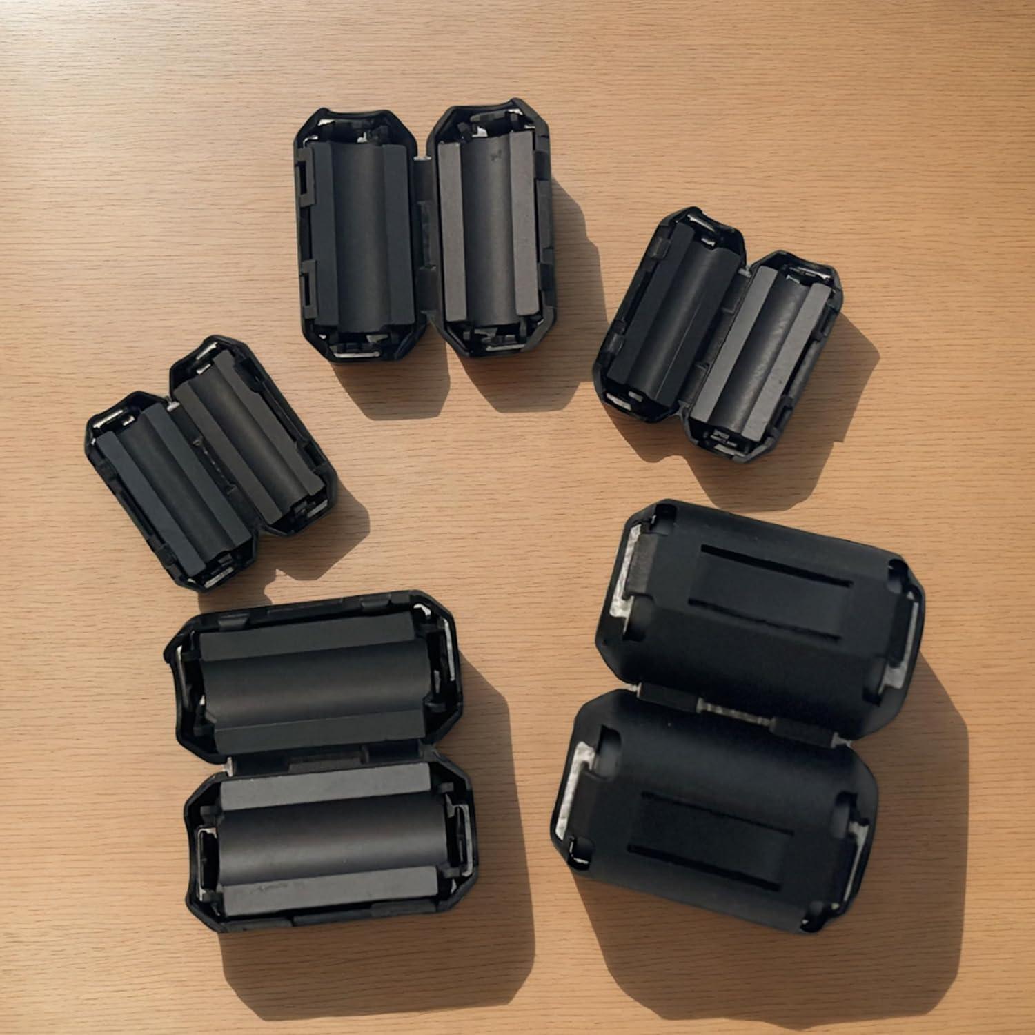 Juego de Clips de Cable de Núcleo de Ferrita Umoko 22 Piezas