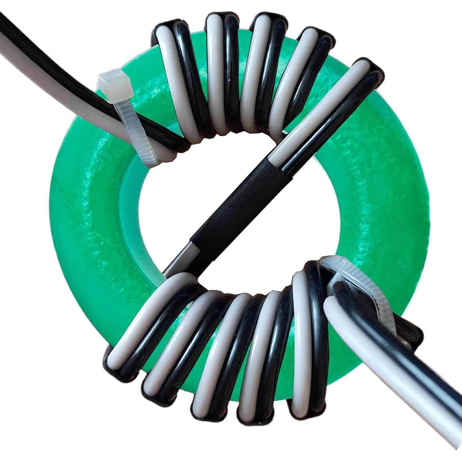 Núcleo Toroidal de Ferrita RONDURE FT240-43 - Filtrado EMI