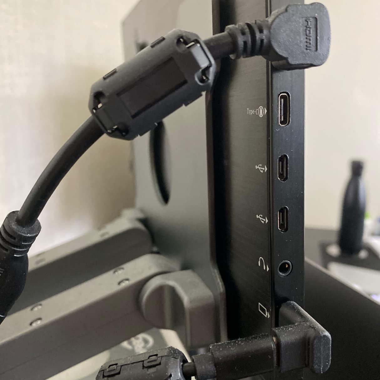 50 Clips Supresores de Ruido Ferrita 3.5mm a 13mm Yarachel