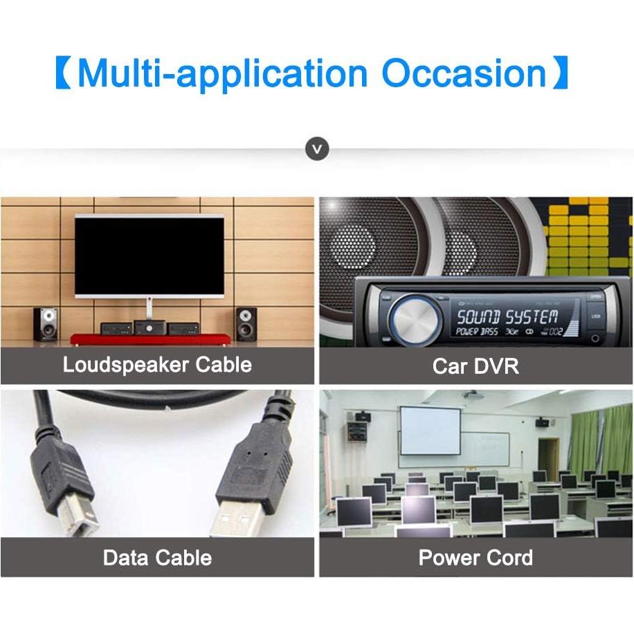 Filtro de Ruido Ferrita Roctee 12 Pcs para Cables 5-7mm