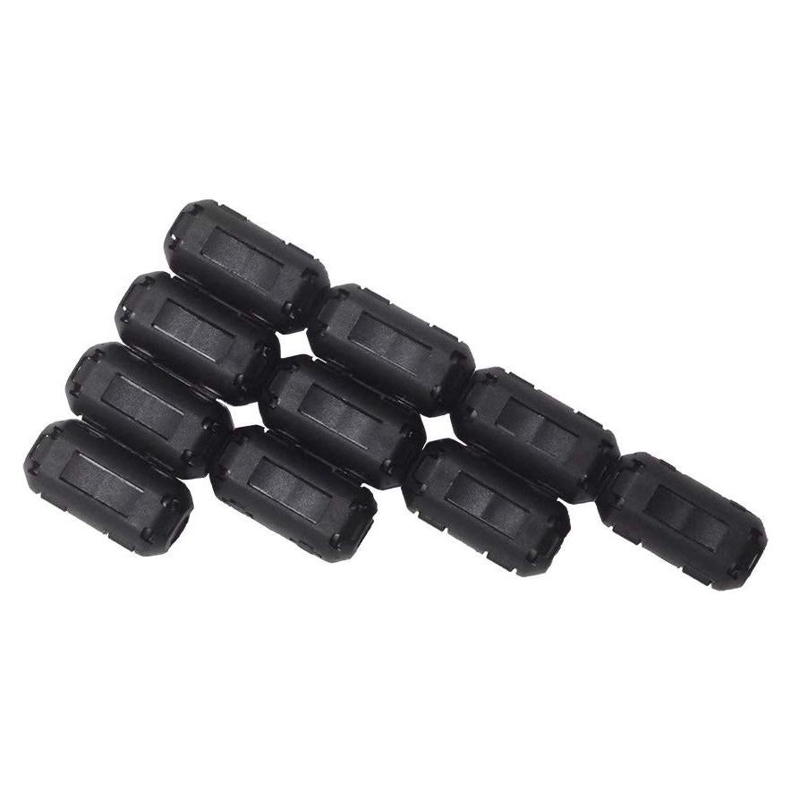 Paquete de 10 Perlas de Ferrita 9MM iSKUKA - Clip para Cable