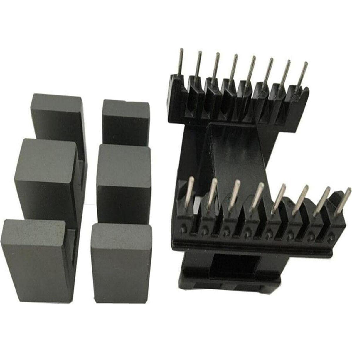 4sets EE42 Transformer Core EE4215 16pin EE42/15 Ferrite Core with 8+8pin Bobbin Ferrite Chokes Ferrite Bead MnZn PC40