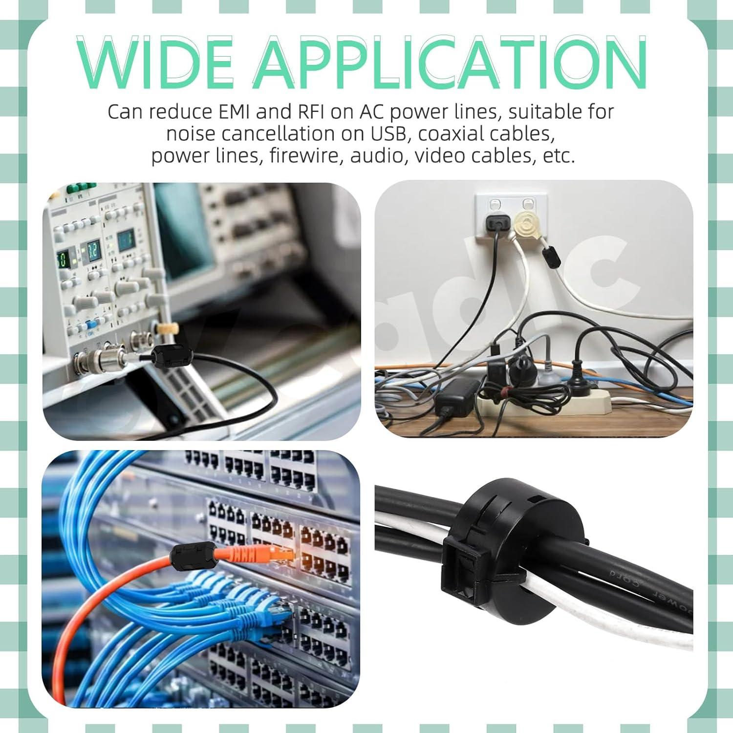 Juego de Supresores de Ruido RFI EMI Keadic 28 Piezas