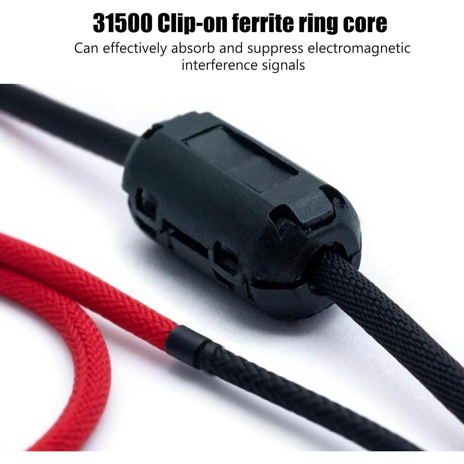 Núcleo de Anillo de Ferrita Clip-on Sizhongda 31500 - Juego de 6