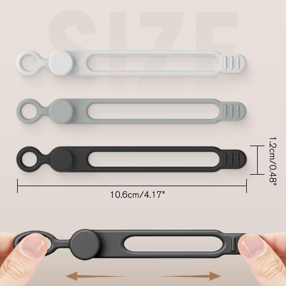 Bridas de Silicona Muxou 6 Pcs Organizador de Cables Magnéticos