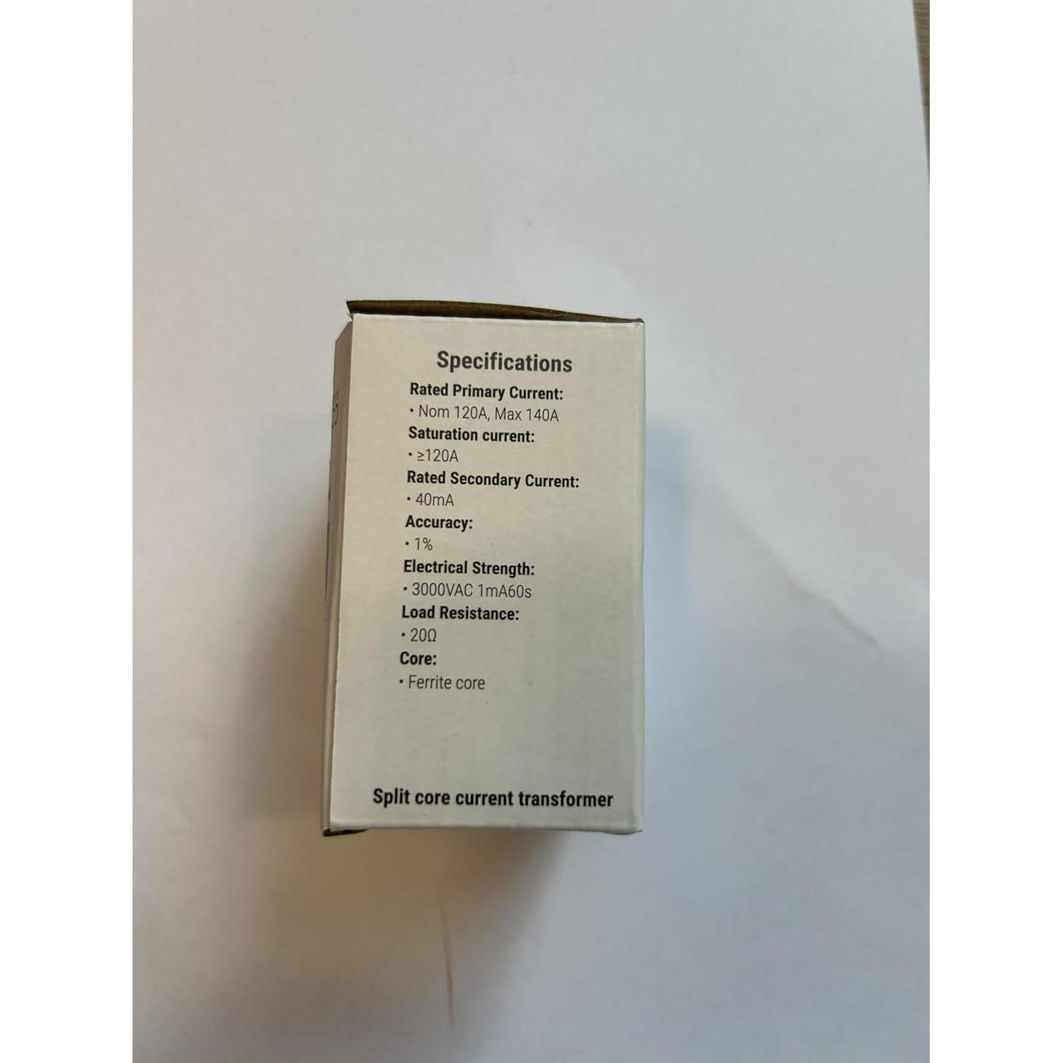 Transformador de Corriente Shelly 120A Monofásico 8x5x4cm