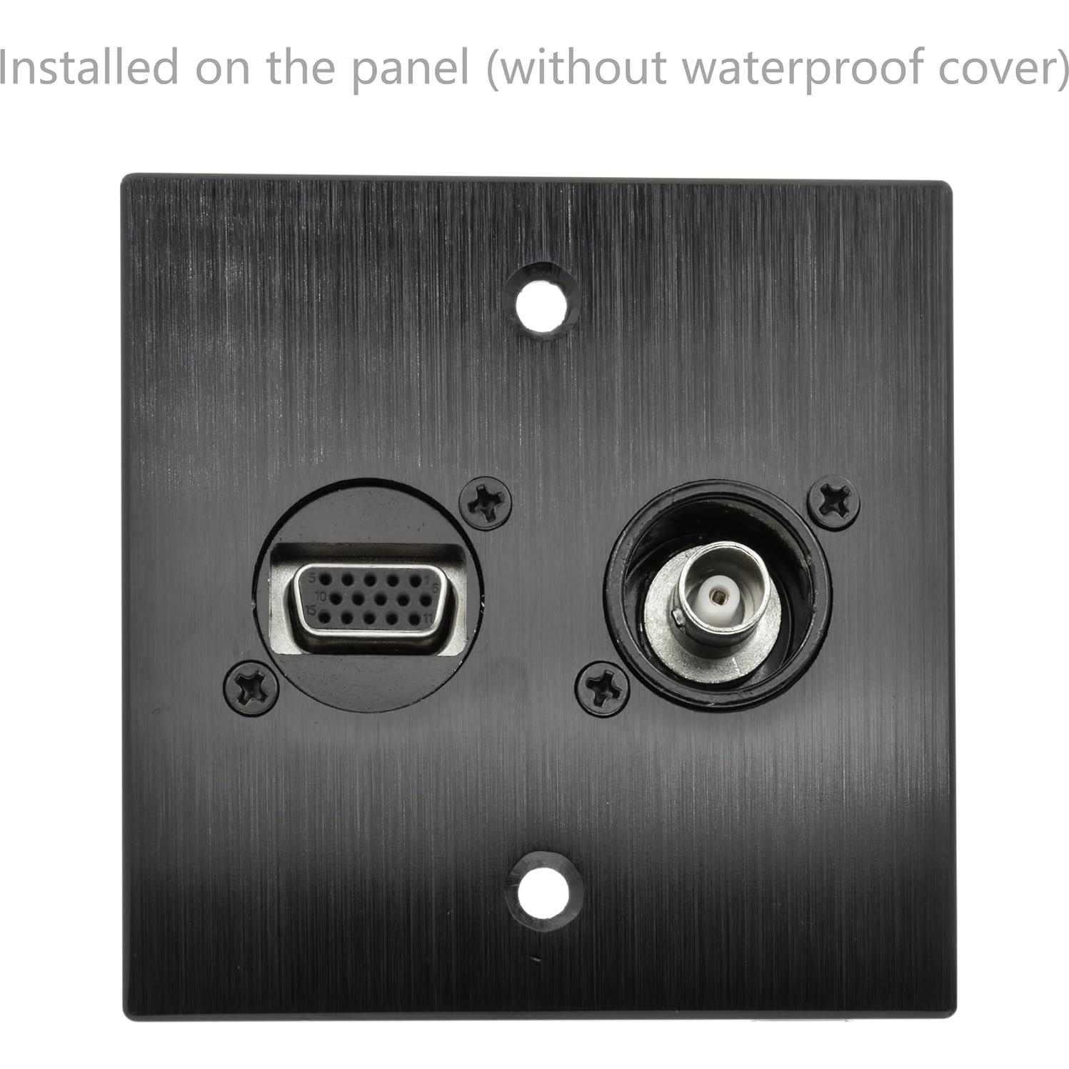 Conector BNC D-Type 50 Ohm Hembra a Hembra YiKaiEn