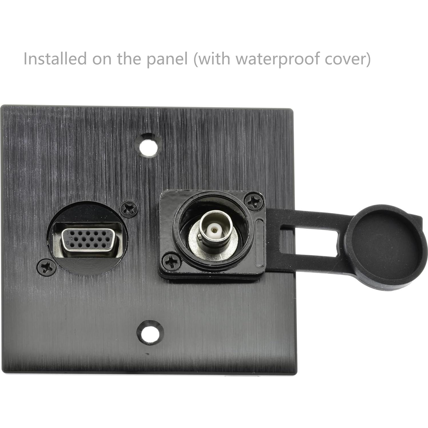 Conector BNC D-Type 50 Ohm Hembra a Hembra YiKaiEn