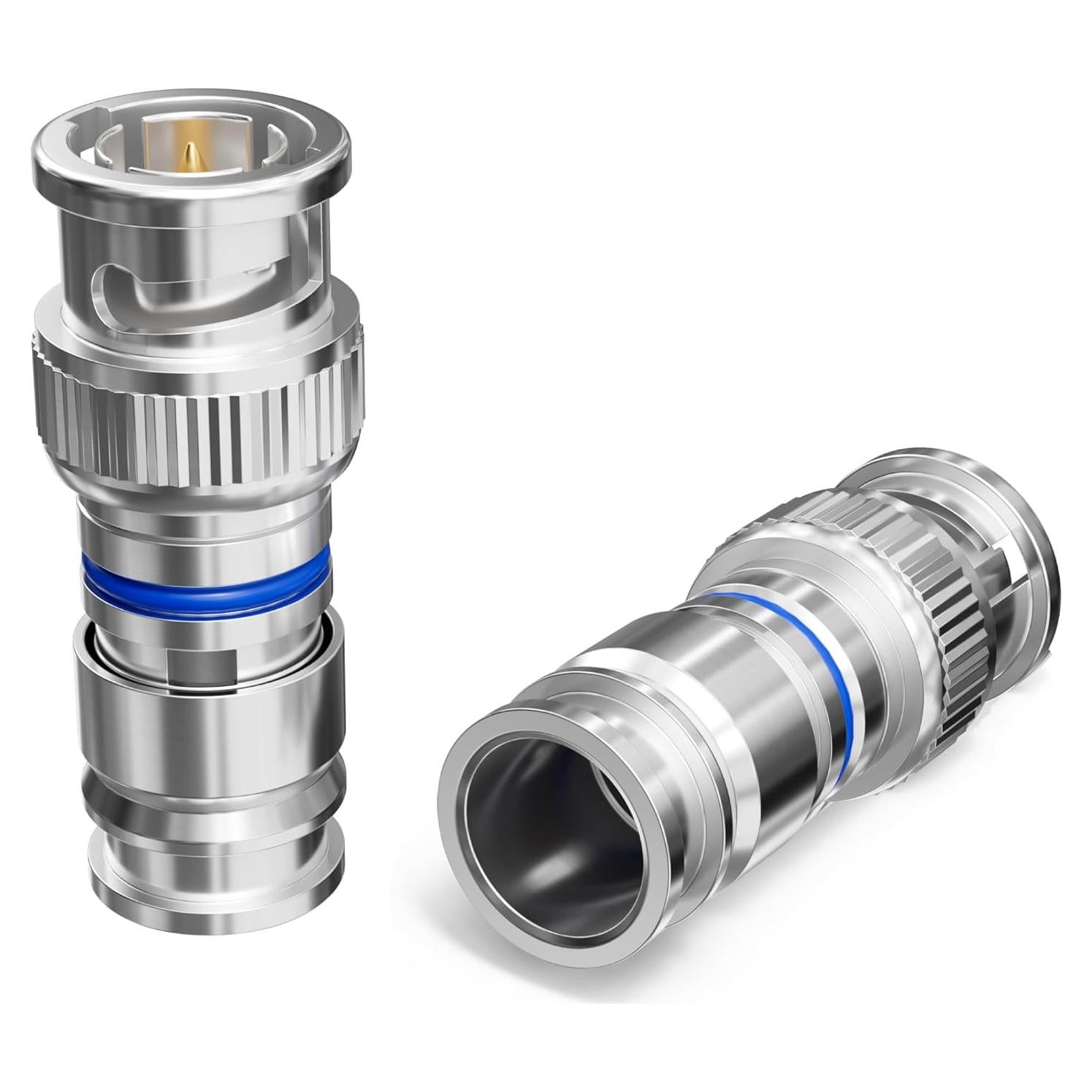 Conectores BNC de Compresión THE CIMPLE CO RG6 - 50 Unidades