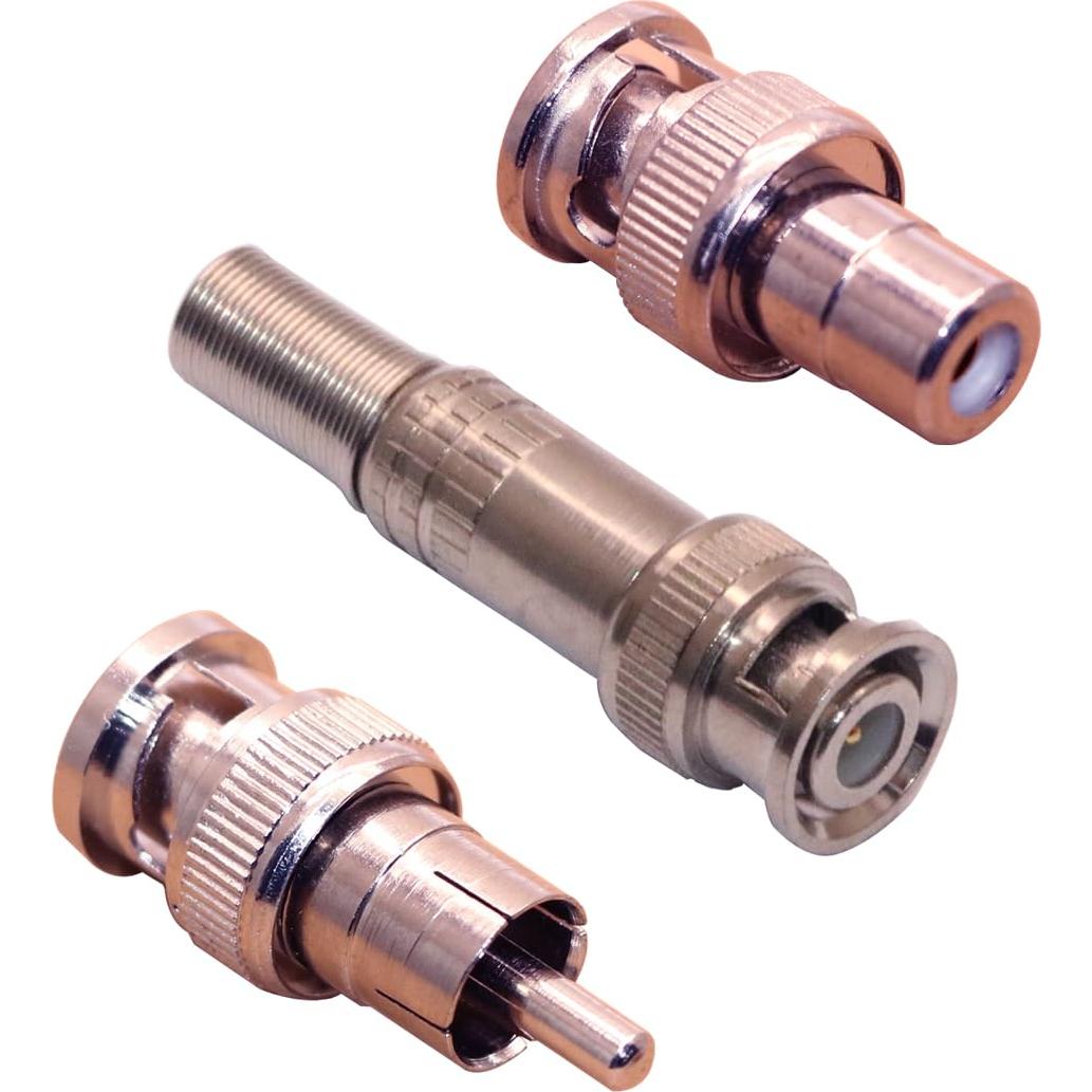 Kit de Conectores Coaxiales RF 9 Piezas BNC RCA ZJKJHJY