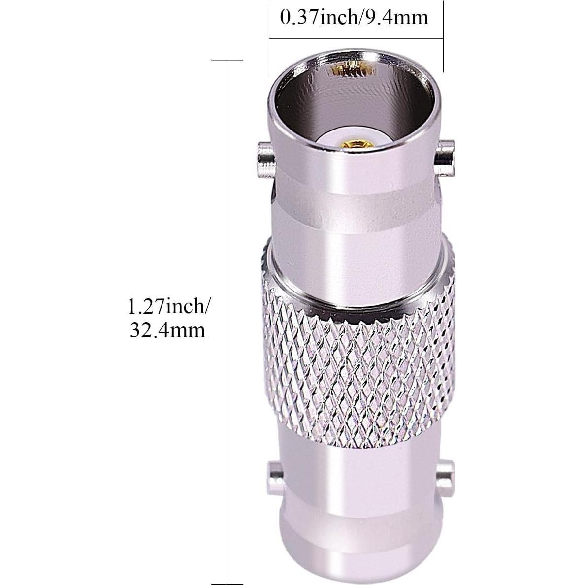 Adaptadores BNC Hembras CNARIO 5pcs 50 Ohm para CCTV