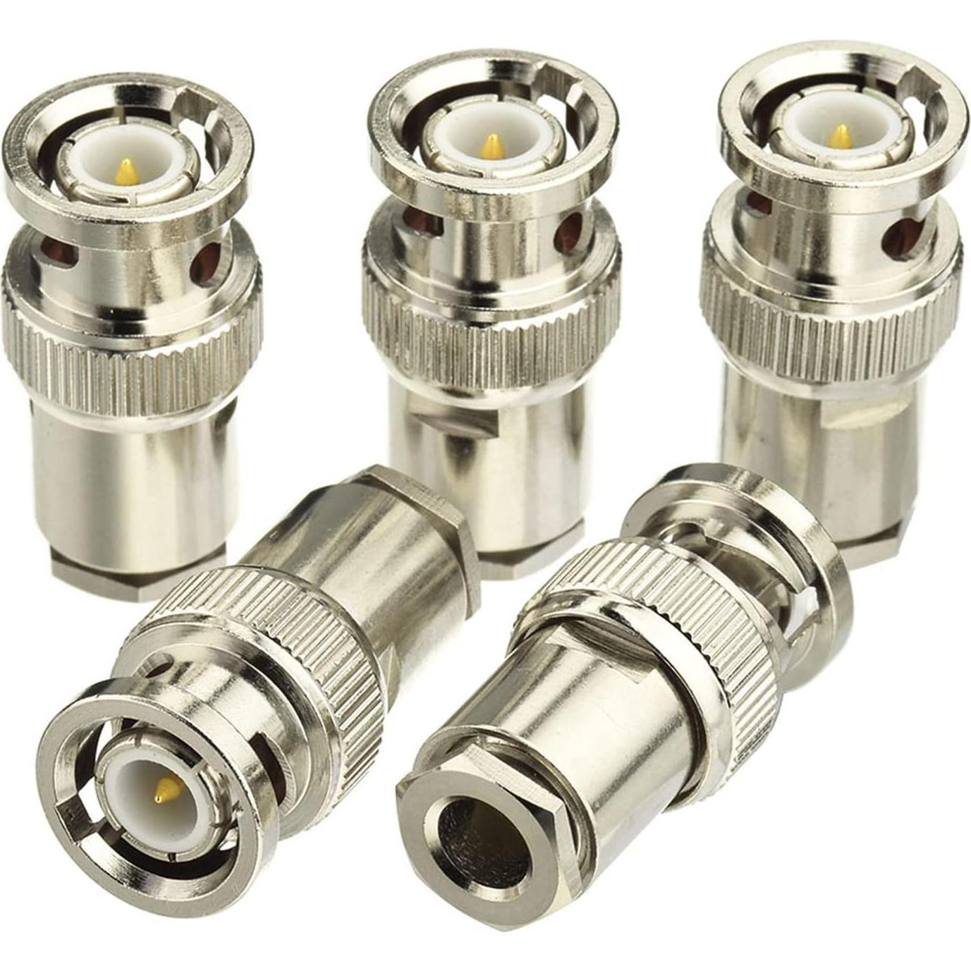 Conector BNC macho soldador Eightwood 10-pack RG58 RG142