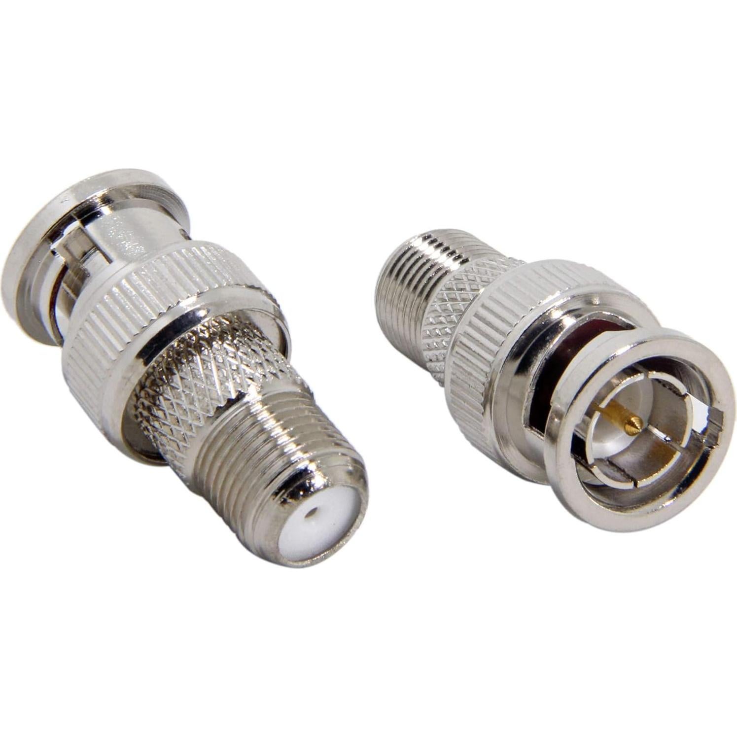 Adaptador BNC a F - Paquete de 5 - Conector Coaxial RG6 RG59