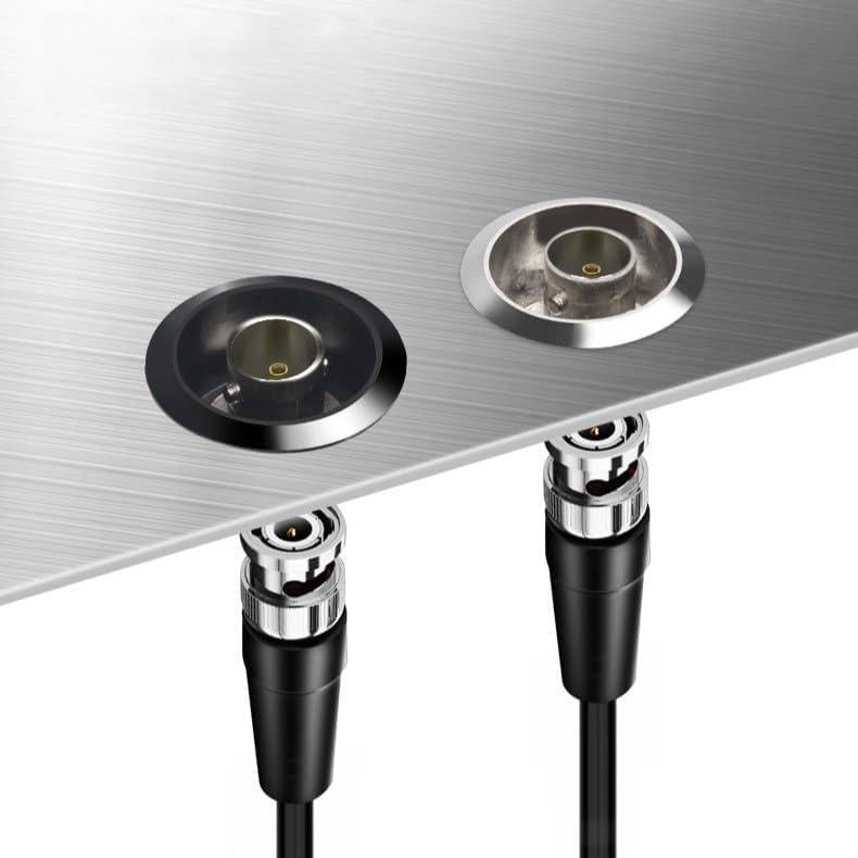 Conector BNC hembra a hembra 75 Ohm YiKaiEn - Montaje en panel
