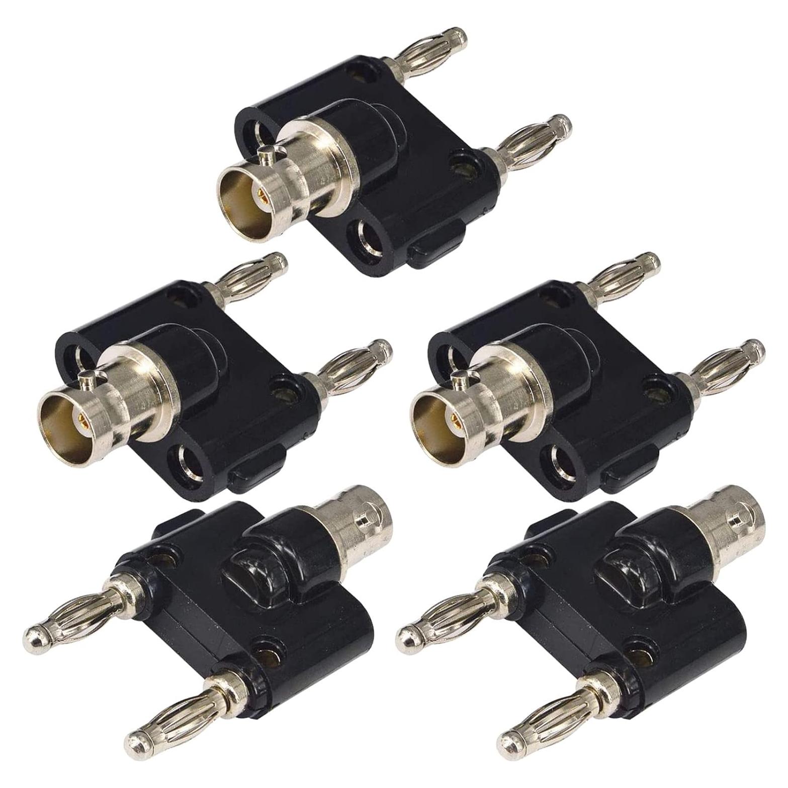 Adaptador Coaxial BNC a Banana Doble onelinkmore 5 PCS