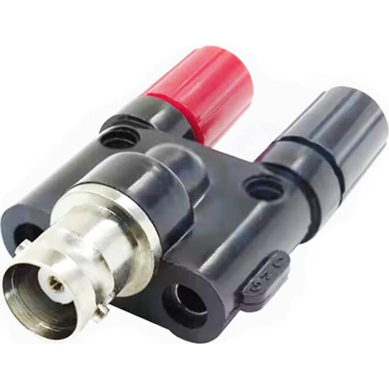 Adaptador BNC Femenino a Doble Banana 4mm - Paquete de 4