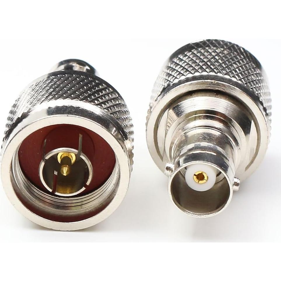 Adaptador Coaxial N Macho a BNC Hembra ANHAN 5 Pack