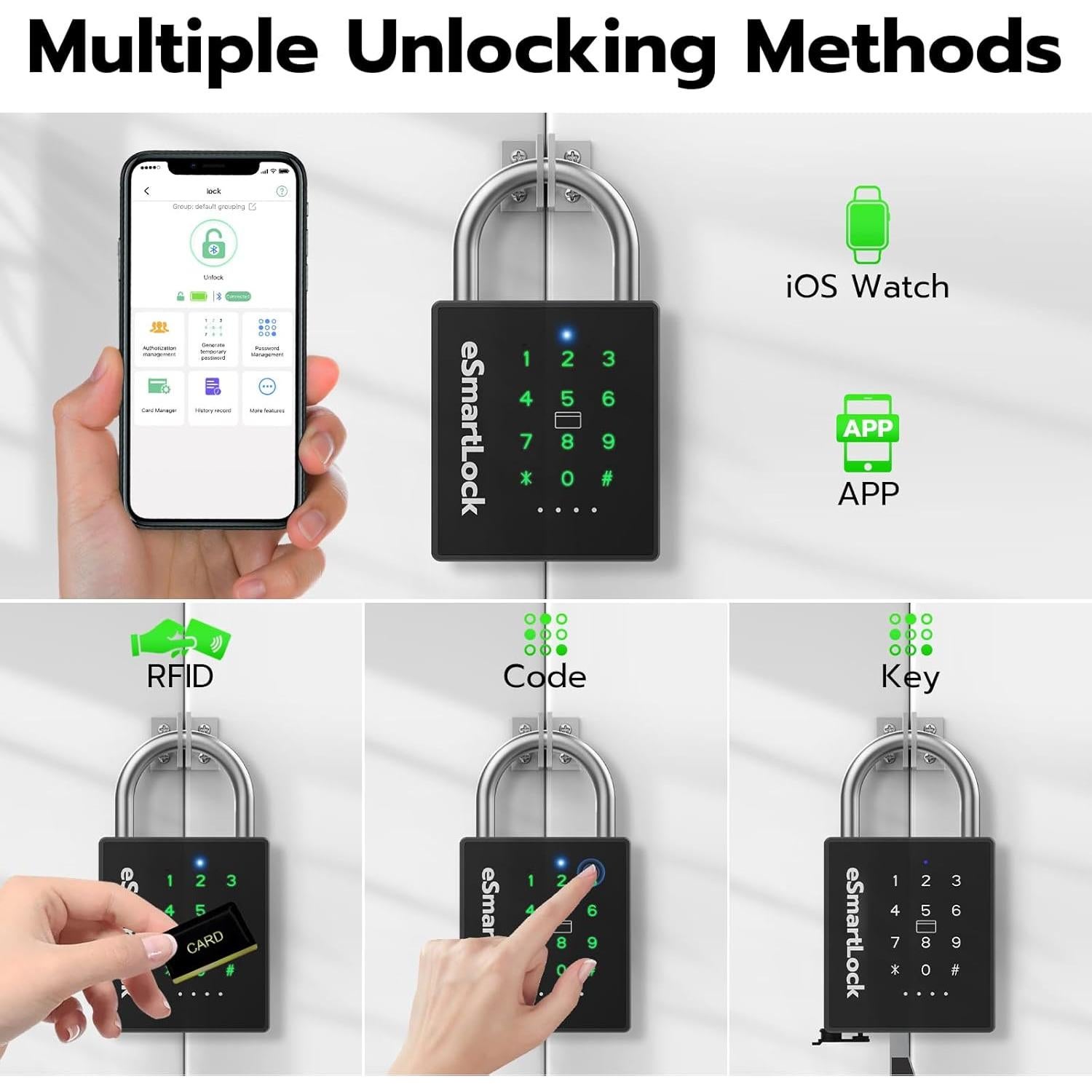 Candado Inteligente eLinkSmart YL-P12BC NFC y Bluetooth
