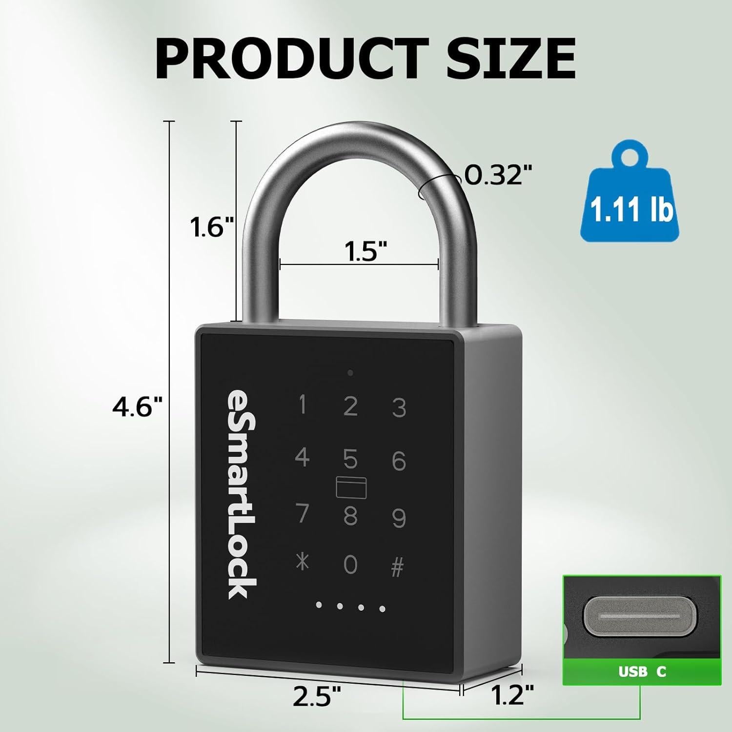 Candado Inteligente eLinkSmart YL-P12BC NFC y Bluetooth