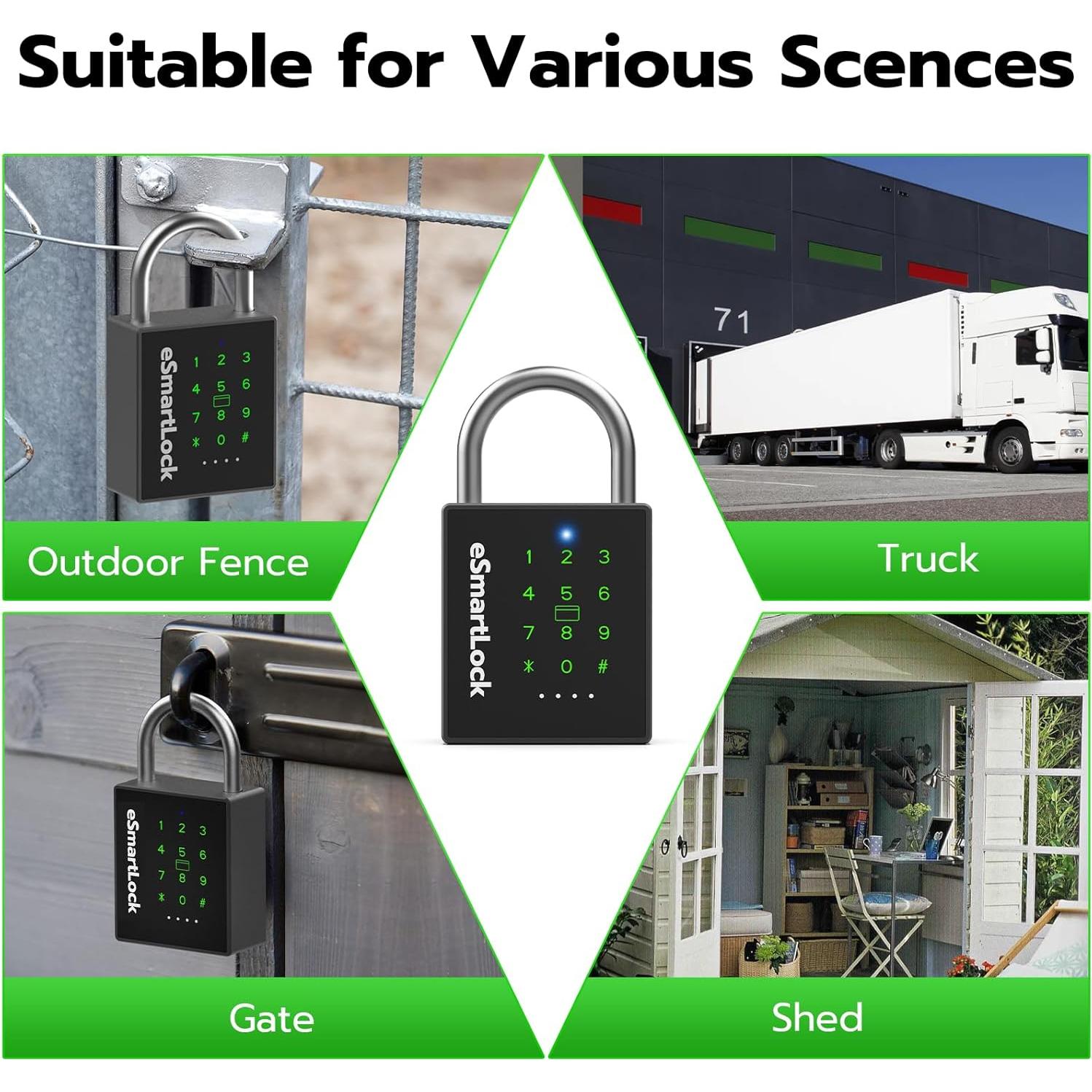 Candado Inteligente eLinkSmart YL-P12BC NFC y Bluetooth