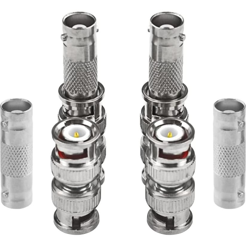 Conectores BNC 30 PCS WMYCONGCONG para CCTV - Macho y Hembra