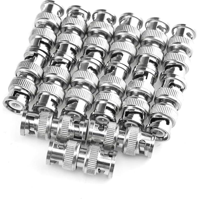 Conectores BNC 30 PCS WMYCONGCONG para CCTV - Macho y Hembra