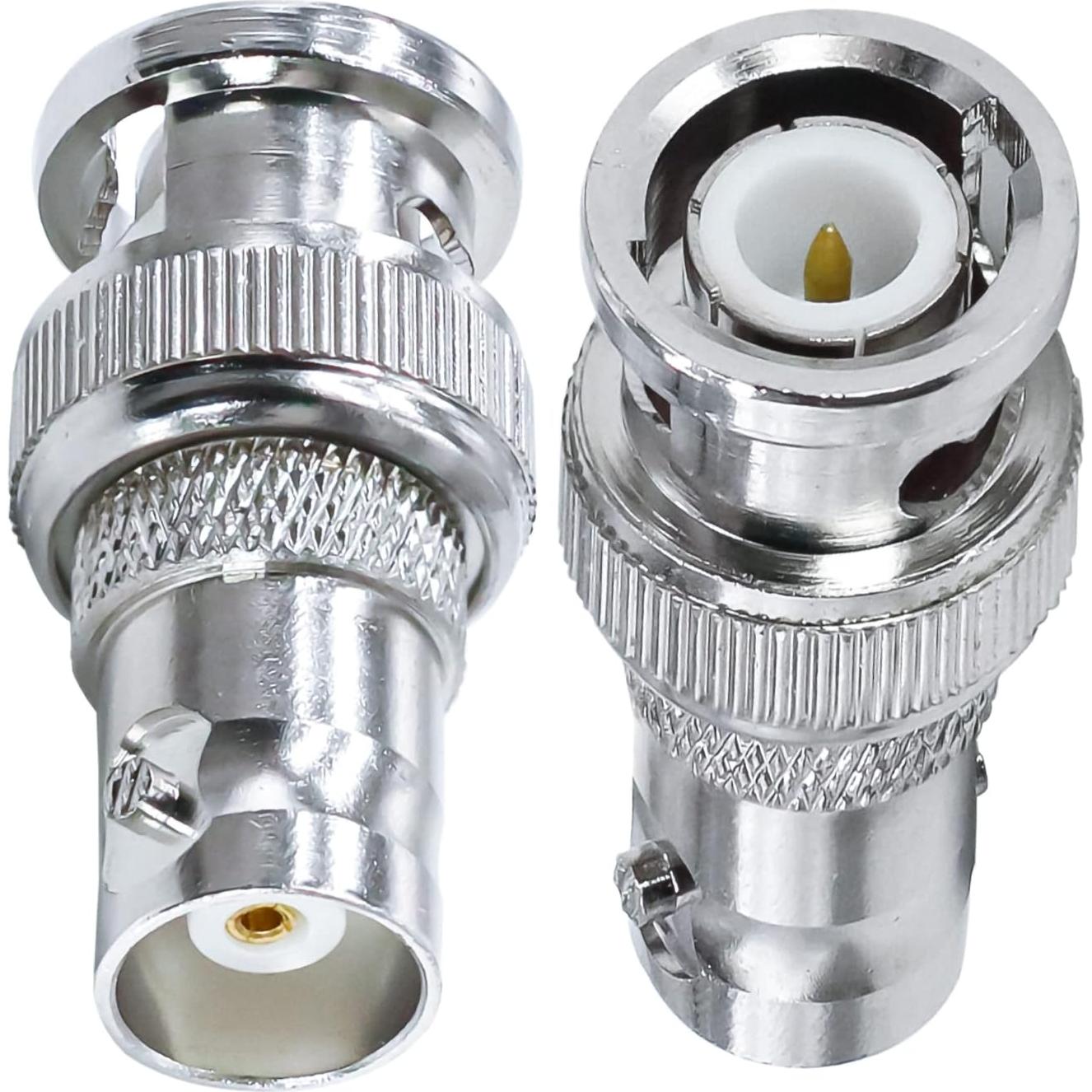 Adaptador Coaxial BNC Macho a Hembra TUOLNK 4pcs 50 Ohmios