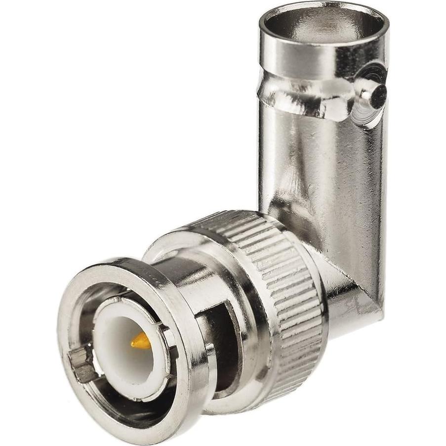 Adaptador BNC macho a hembra ángulo recto Eightwood 5pcs 50 Ohm
