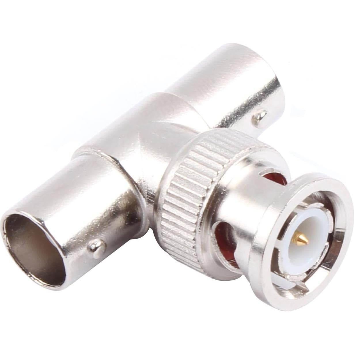 Adaptador Divisor BNC Macho a Doble Hembra 6 Piezas CCTV