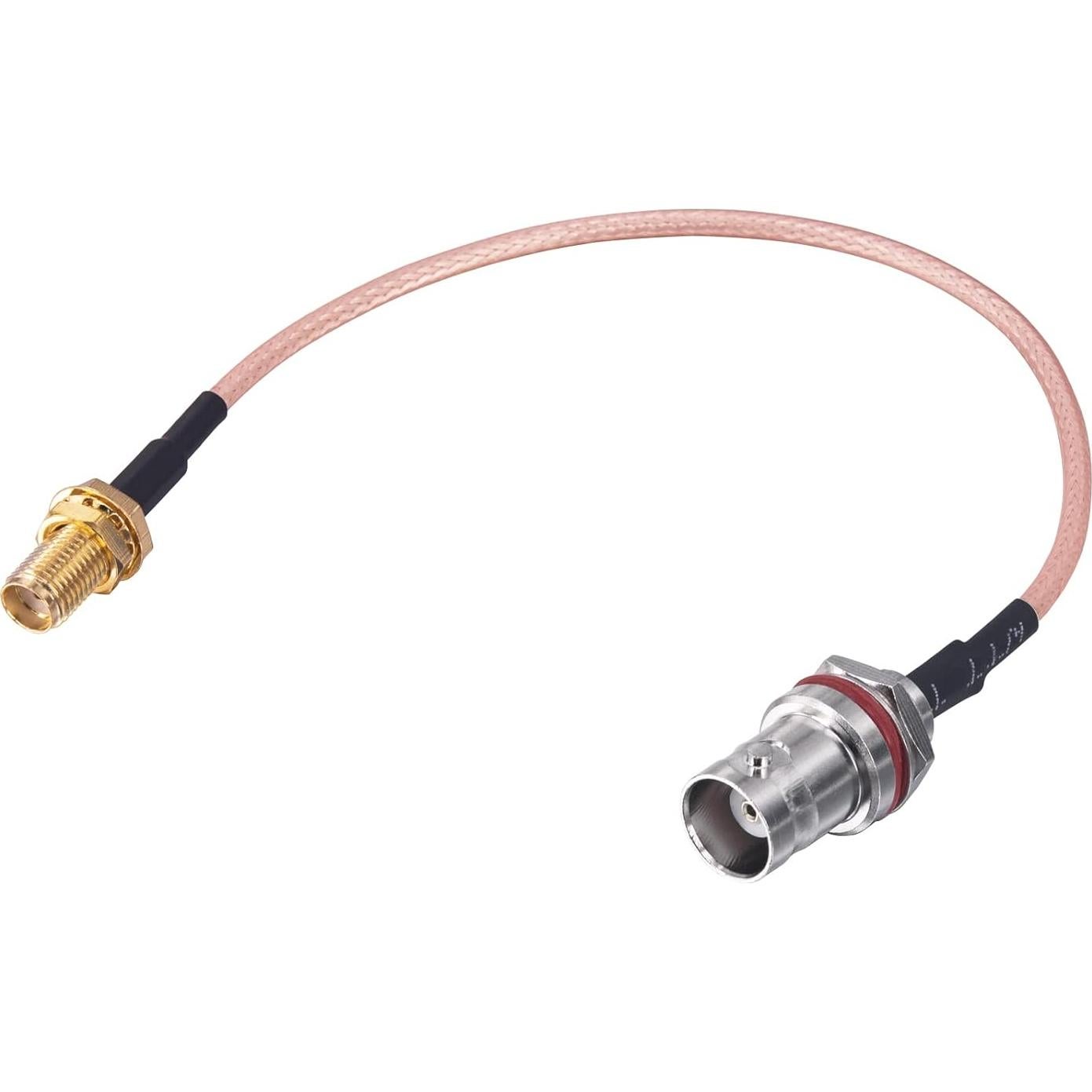 Cable coaxial RG316 BNC hembra a SMA hembra 15 cm 2 Pcs
