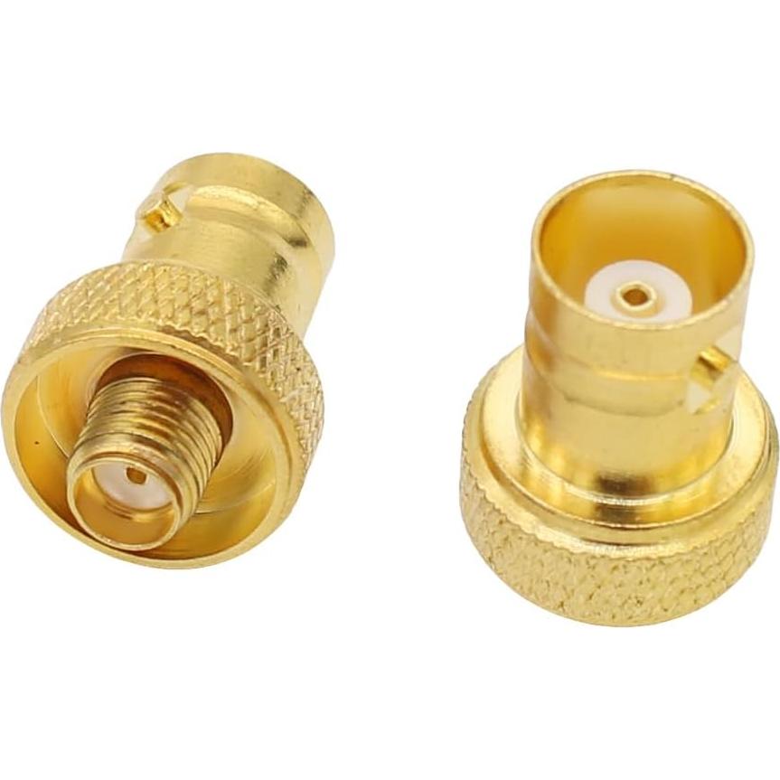 Adaptador Coaxial SMA Femenino a BNC Femenino - Paquete de 6