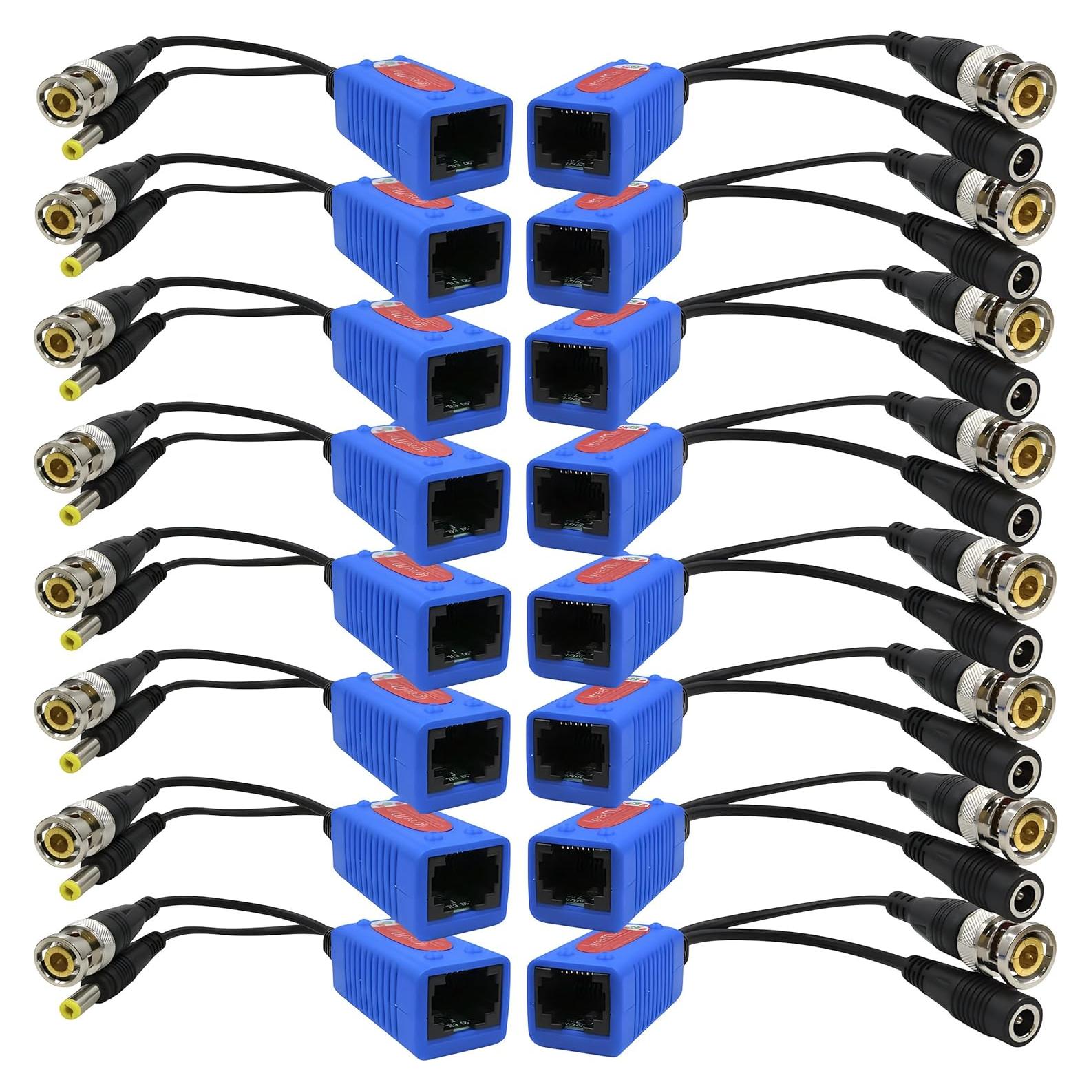 Adaptador BNC a RJ45 EAGLEWATCH 8 Pares 0.57 kg para CCTV