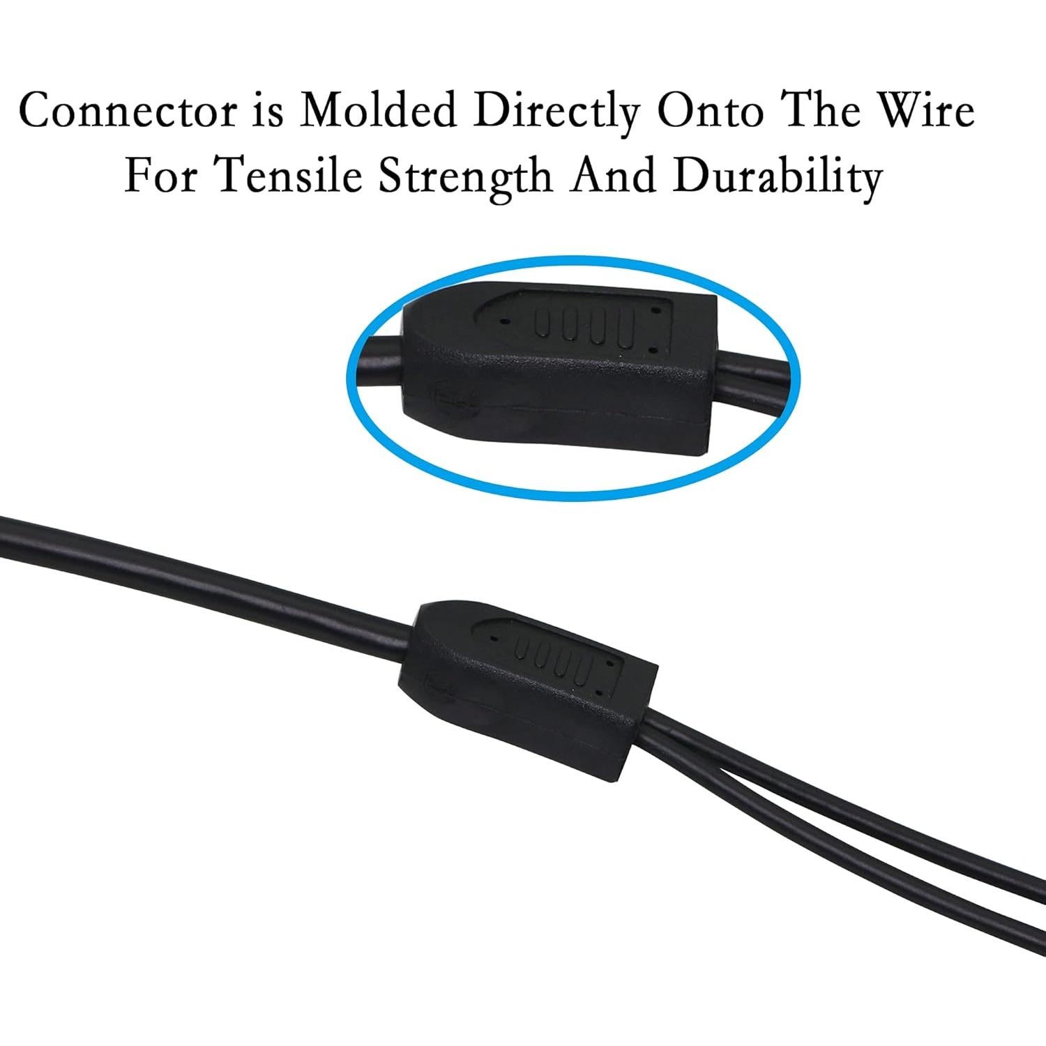 Cable Divisor BNC YOUCHENG 0.4m Hembra a Doble Macho