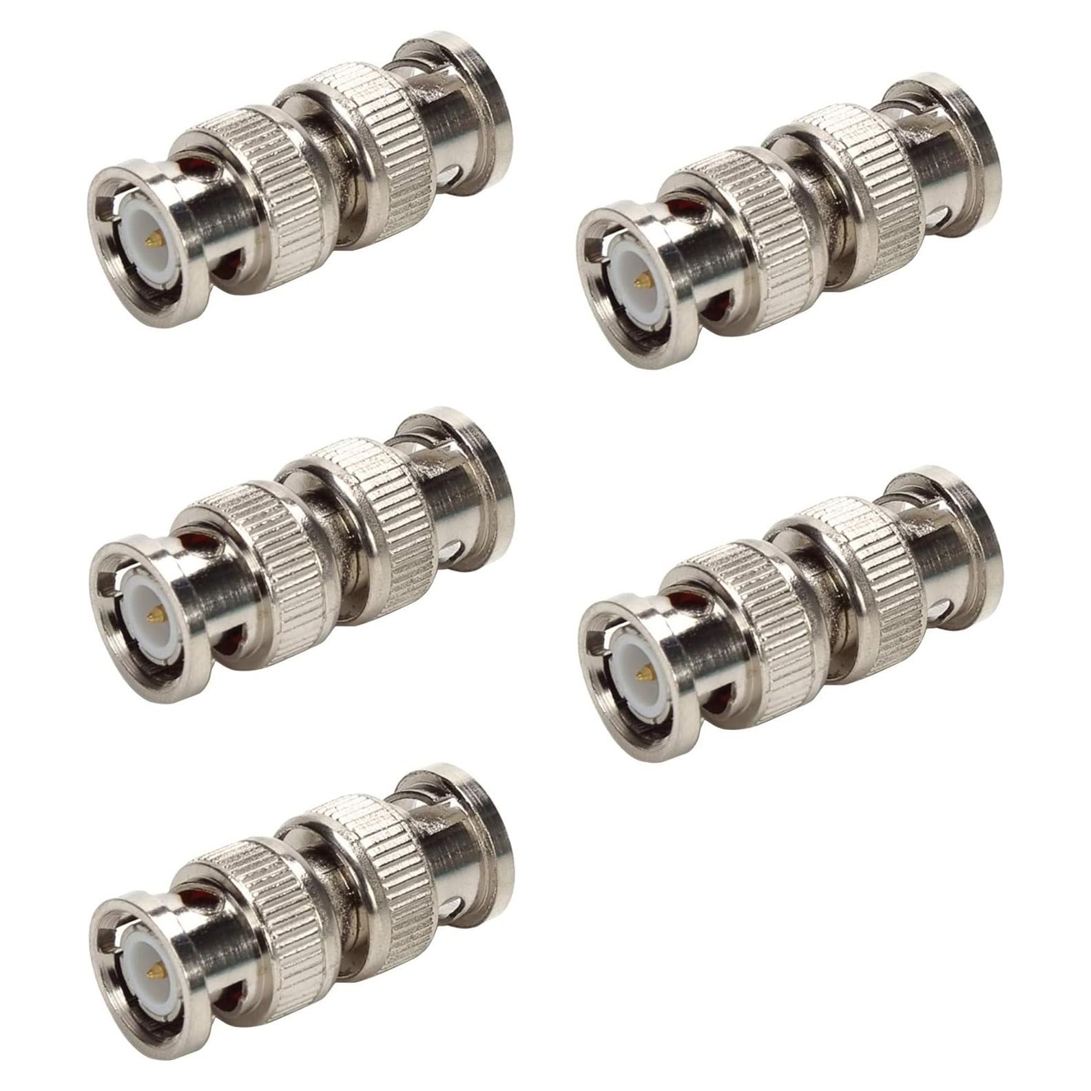 Conector BNC Macho a Macho TLS.eagle - Paquete de 5 Unidades