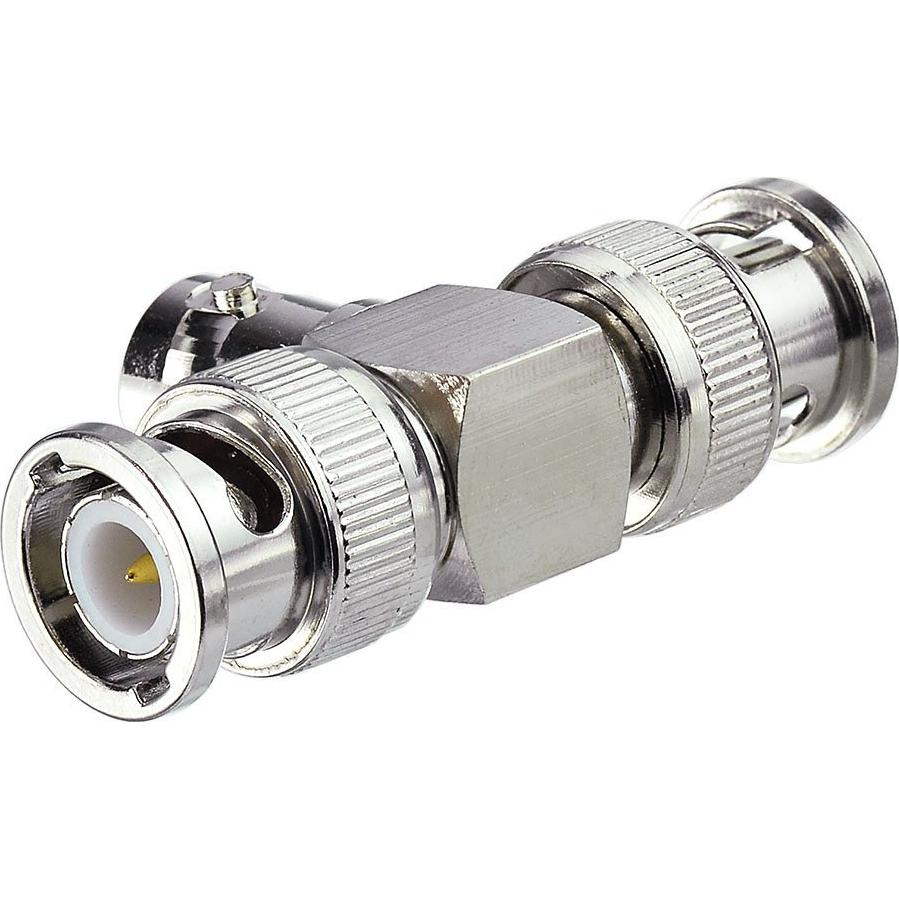 Adaptador Tee BNC Eightwood hembra a doble macho 3 vías