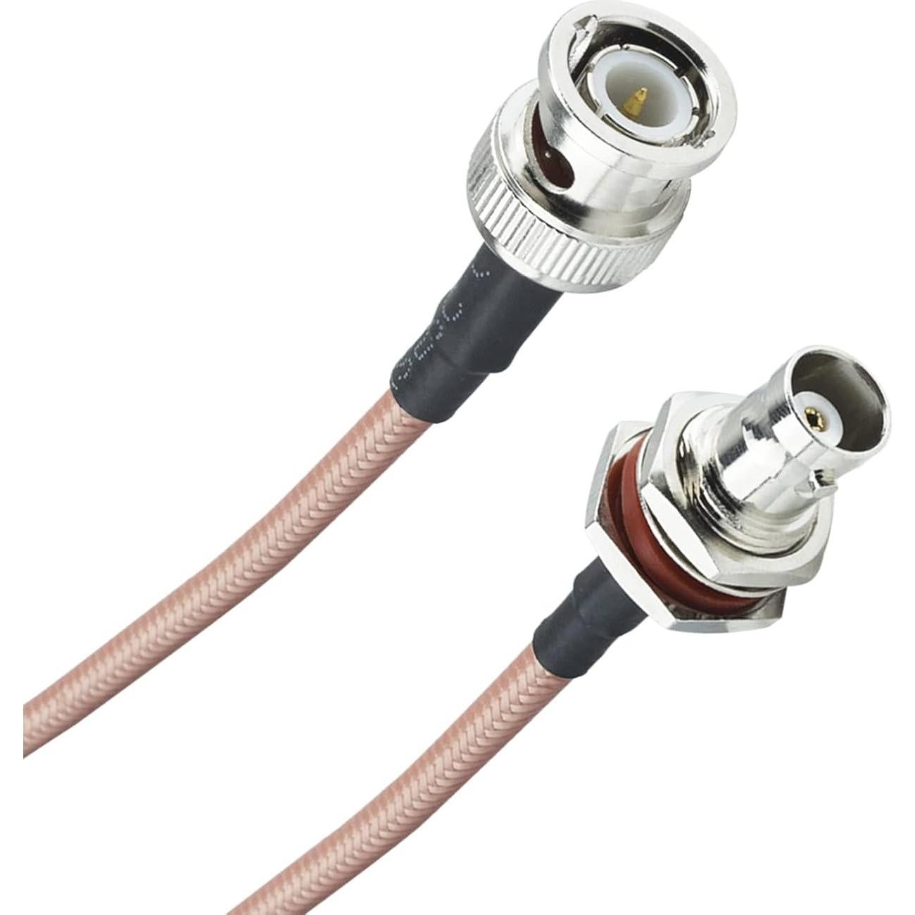Cable Coaxial BNC Macho a Hembra 20cm RG142 50 Ohm URCIANOW
