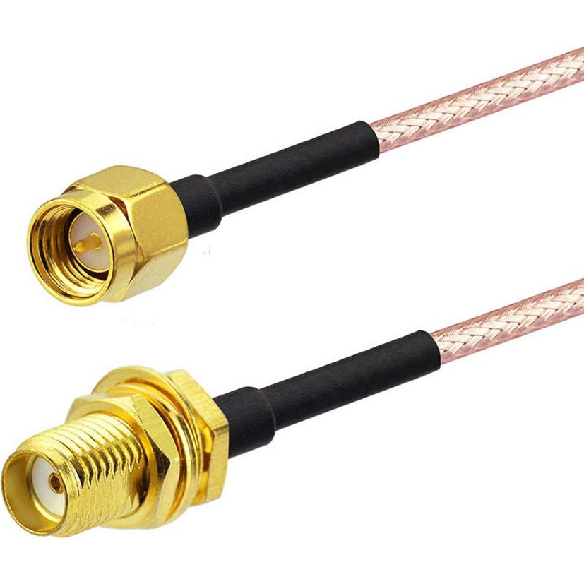 Cable de Extensión Antena SMA Hembra a Macho 15cm 2-Pack Bingfu