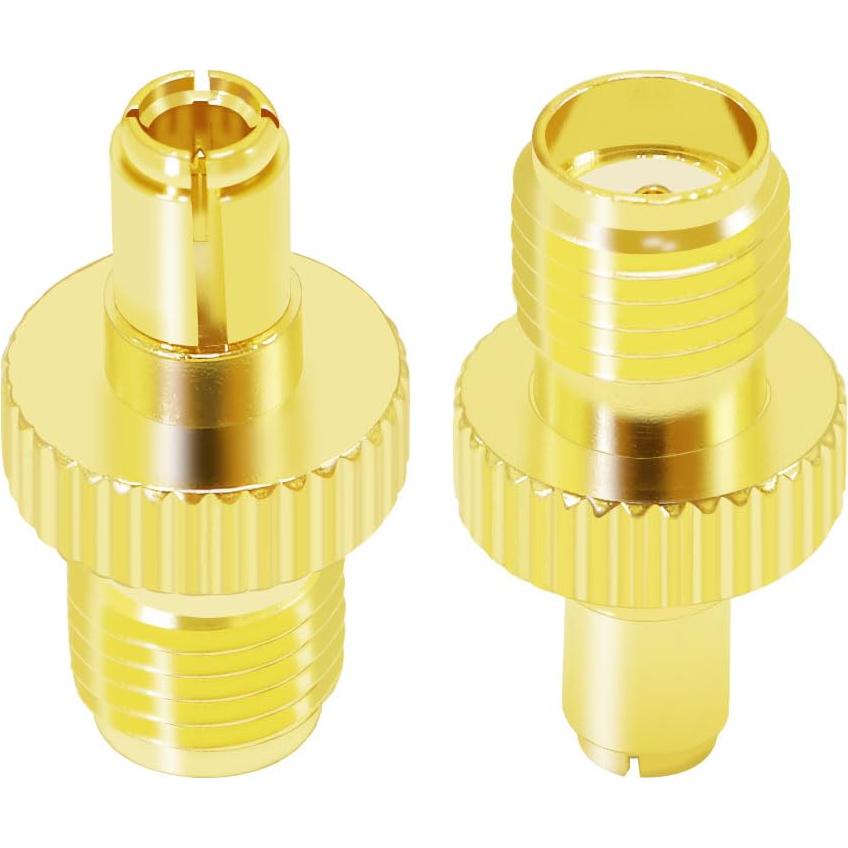 Adaptador Coaxial SMA Hembra a TS9 Macho CNARIO 2PCS