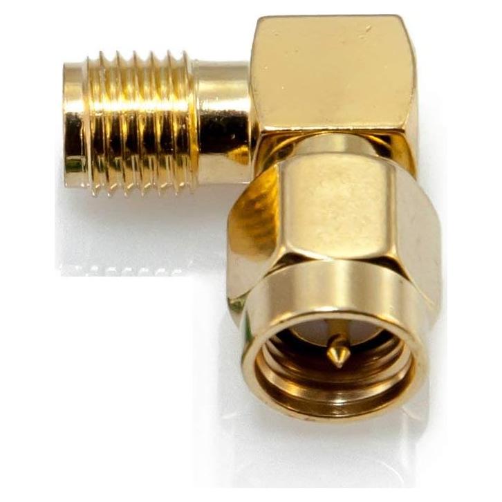 Conector SMA Macho a Hembra 90 Grados GetFPV 9g