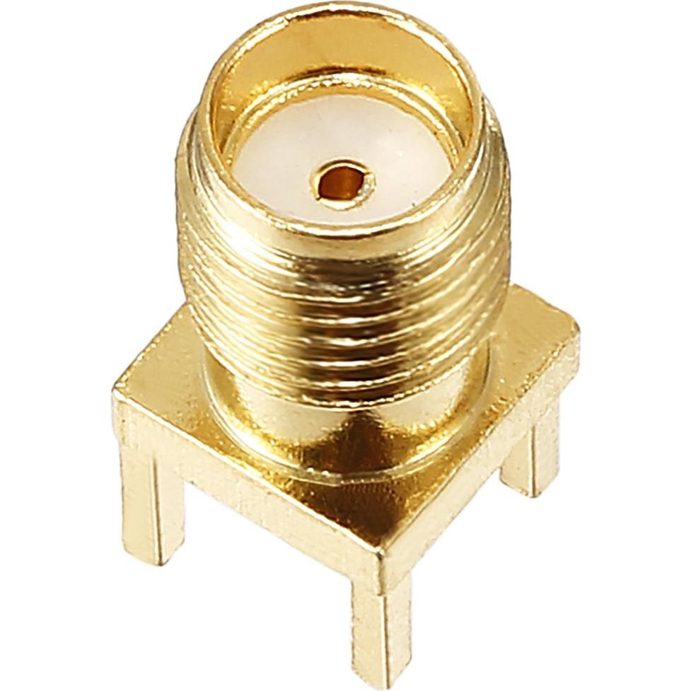 Conector SMA hembra PCB 15 piezas chapado en oro 50 Ohm