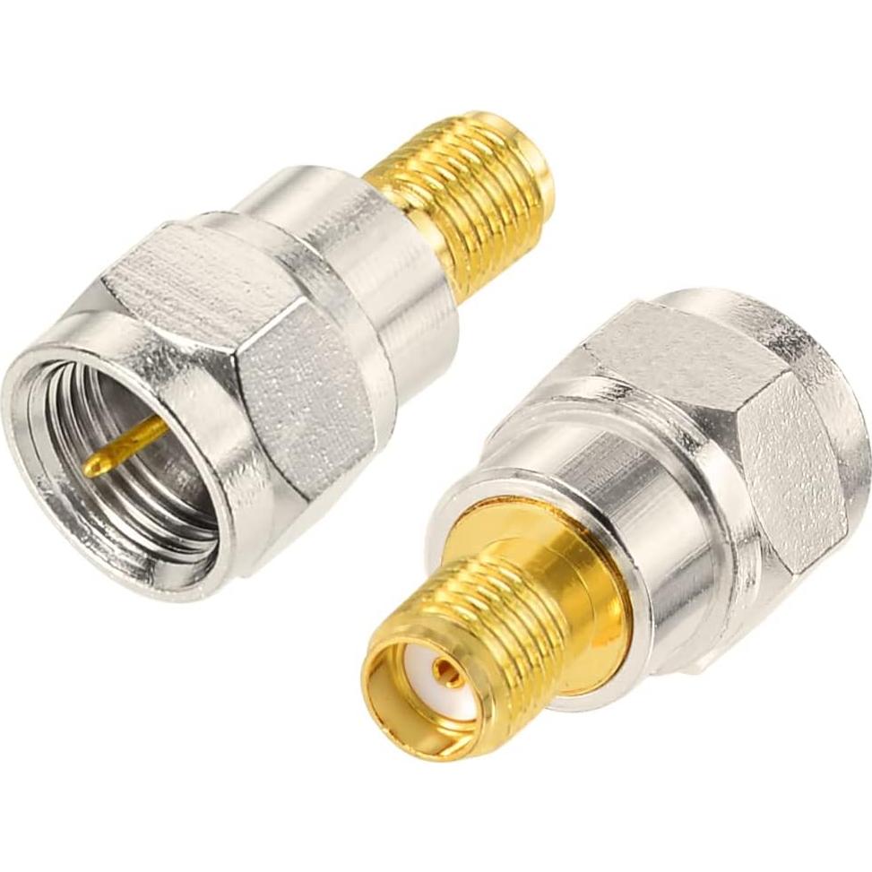 Kit de Adaptadores SMA a F Wlaniot 4 Piezas Coaxial 50 Ohmios