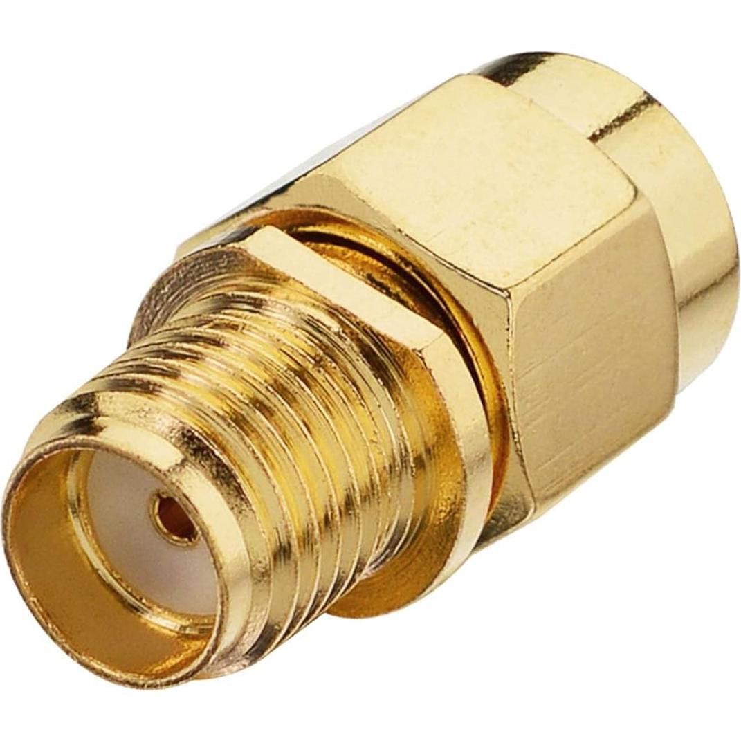 Adaptador Coaxial SMA Macho a Hembra Boobrie - Paquete de 2