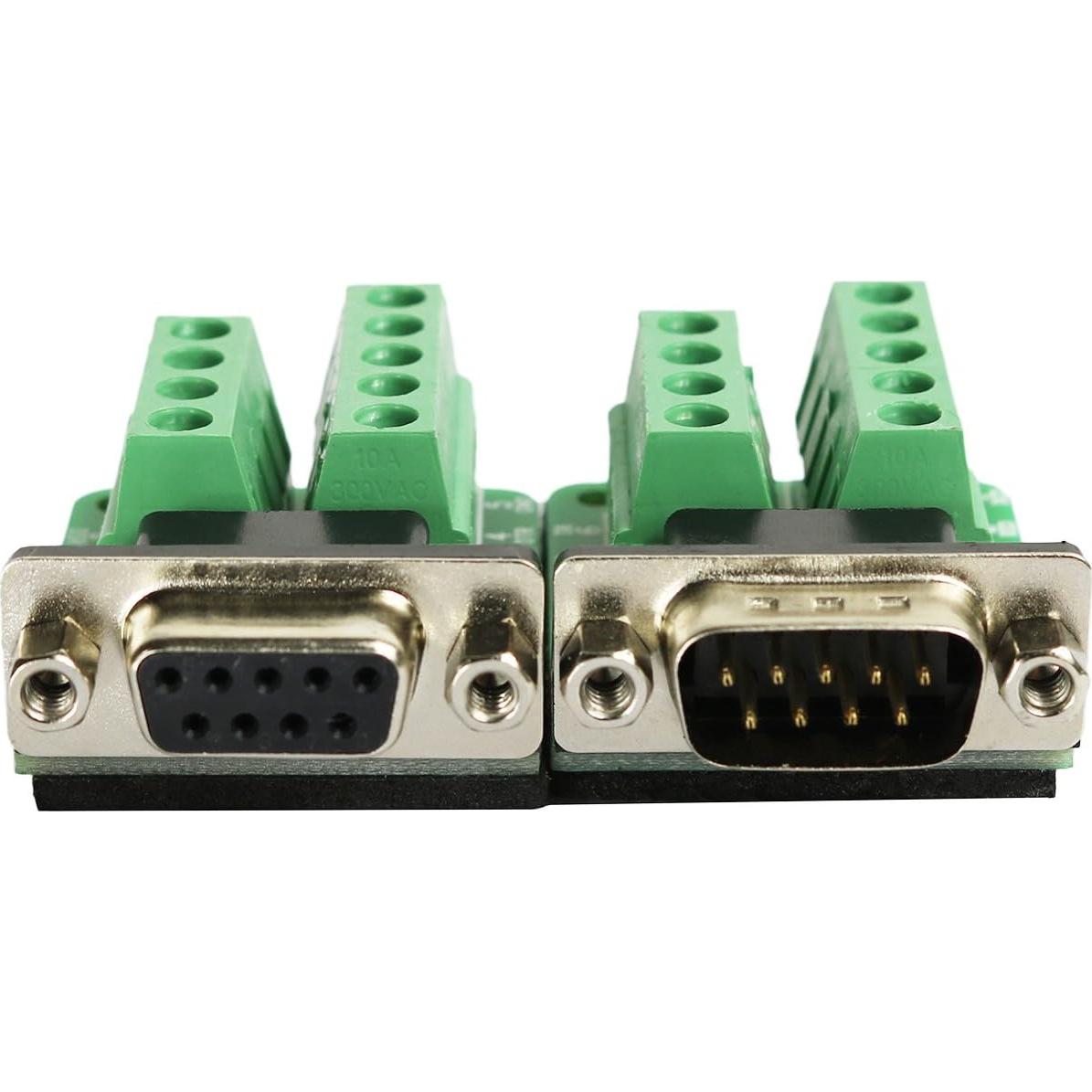 Conector DB9 Twinklebay RS232 Macho y Hembra 9 Pines