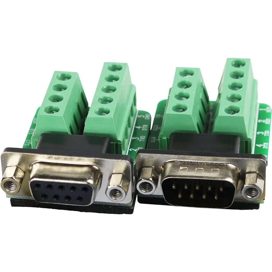 Conector DB9 Twinklebay RS232 Macho y Hembra 9 Pines