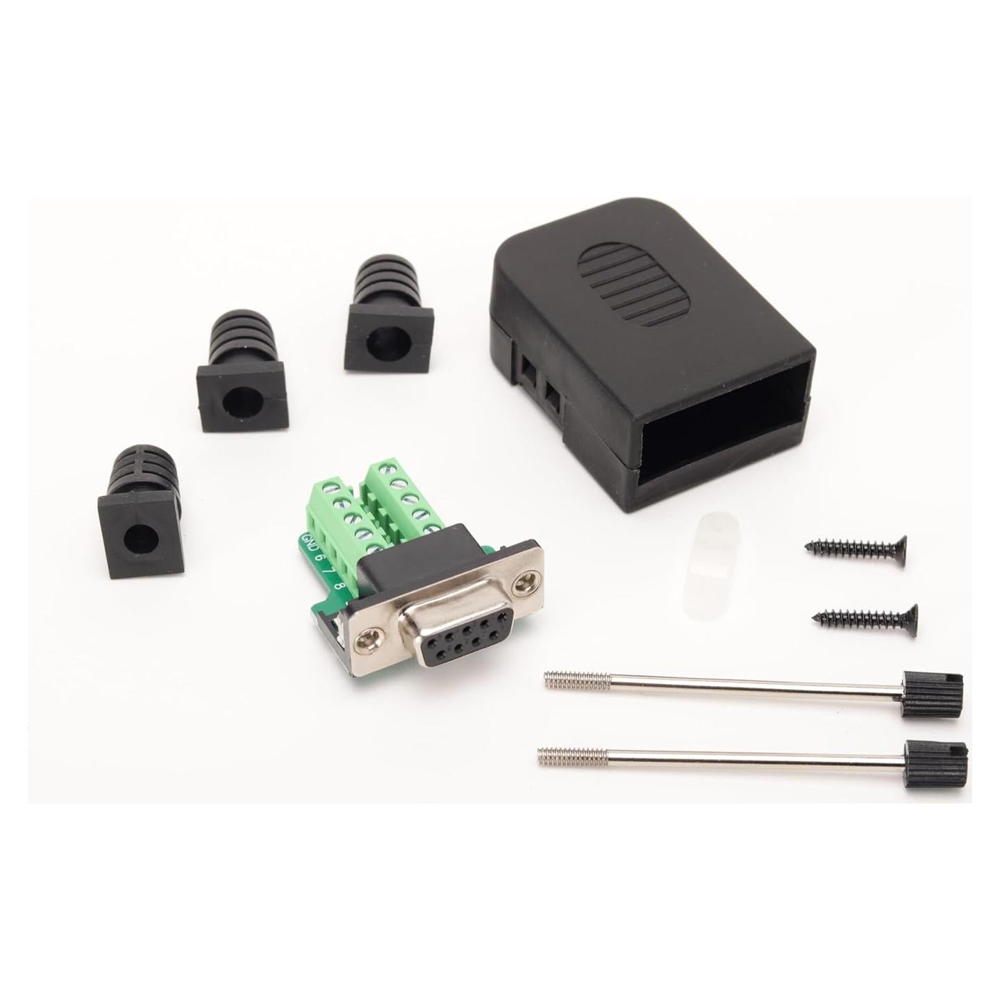 Conector Femenino Wirenest DB9 - Adaptador Serial RS232 Sin Soldadura