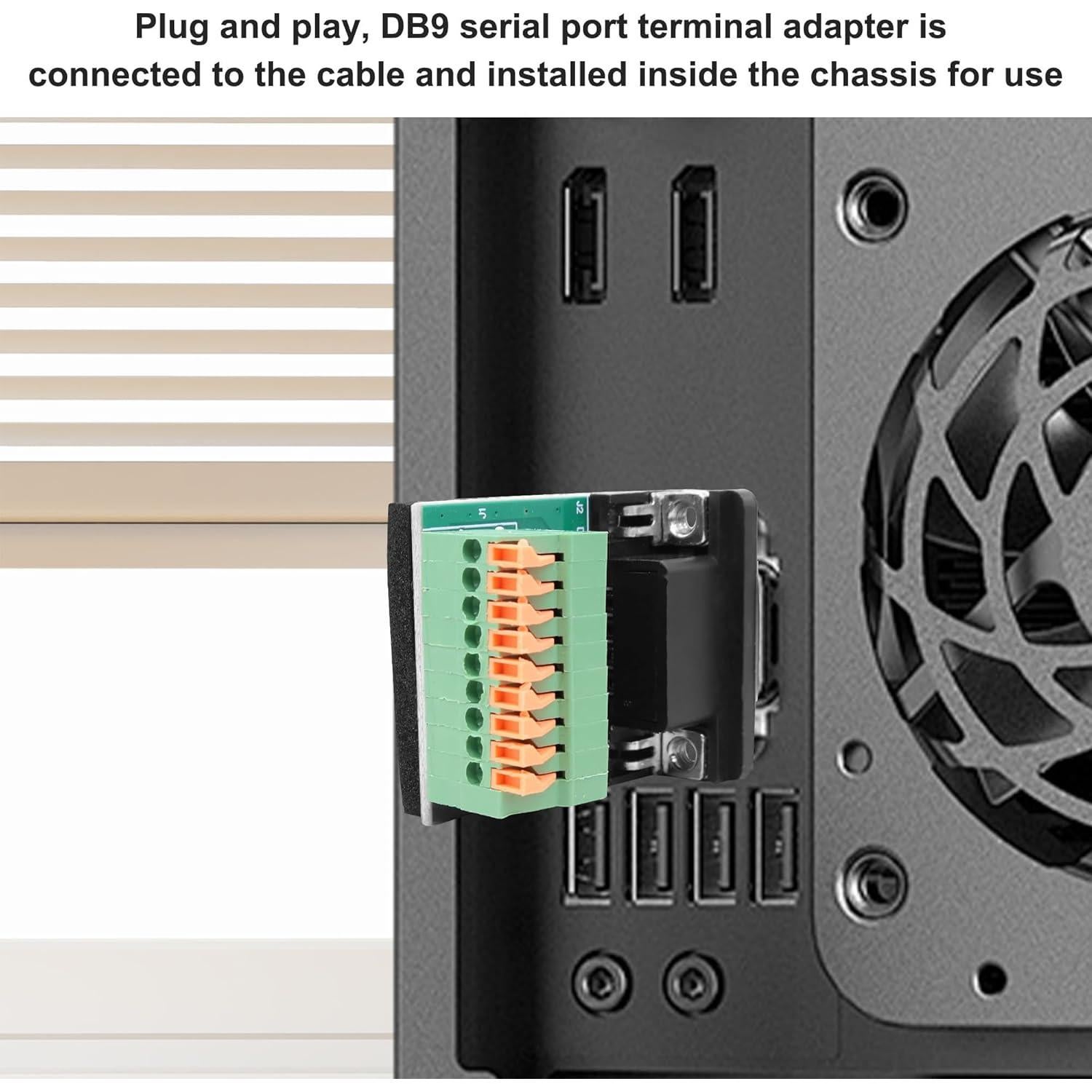 Adaptador RS232 DB9 D-SUB a 9 Pines Sin Soldadura Yingtuyou
