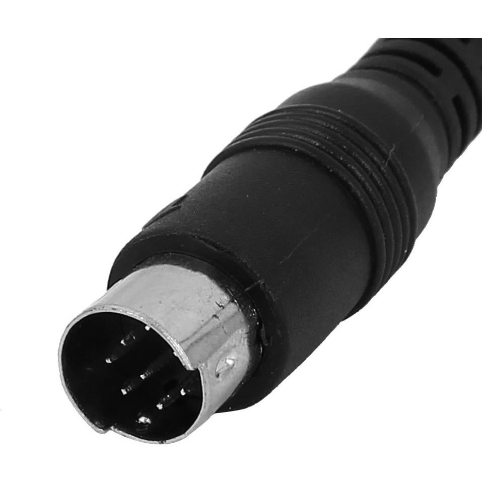 Cable de Programación PLC uxcell RS232 DB9 a Mini Din 3m