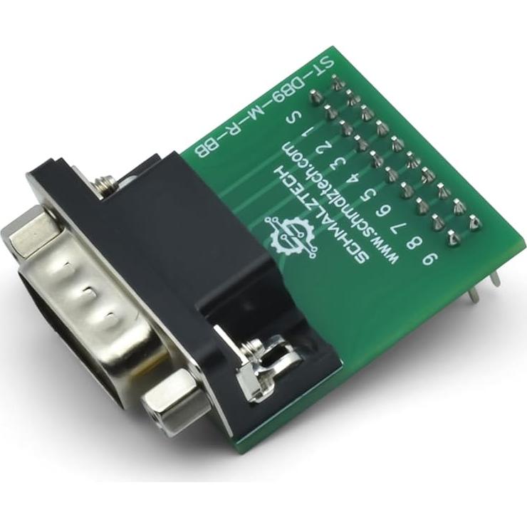 Placa de Desglose Macho DB9 SchmalzTech ST-DB9-M-R-BB