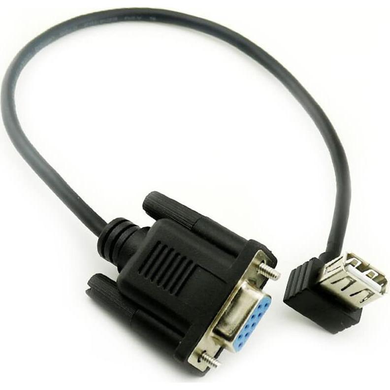 Adaptador Vanki RS232 DB9 Hembra a USB 2.0 Hembra 25cm