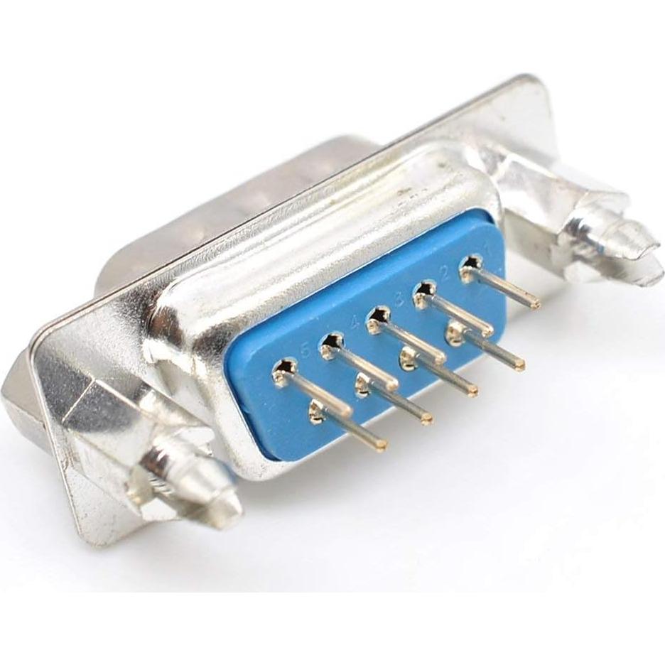 5 Conectores D-Sub Macho DP9 de 9 Pines Ganansome